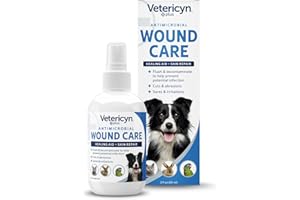 Vetericyn Plus Wound and Skin Care for Dogs Cats Birds Small Animals 3oz,