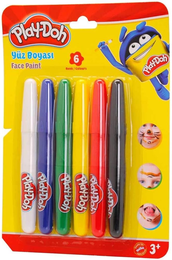 Play Doh Yüz Boyası 6 Renk
