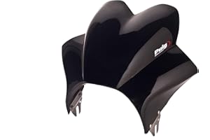 Puig 2208N Cupolino Wave colore nero per faro rotondo con design sportivo e omologazione TÜV