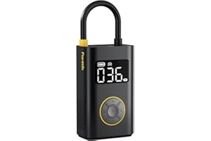 Fanttik X9 Pro Compressore Aria Portatile, 27s gonfiaggio veloce, 5 Modalità, Mini Pompa Aria Elettrica Ricaricabile Batteria Litio 2x2500mAh,Digitale Gonfiatore per Auto, Moto, Bici, Palla