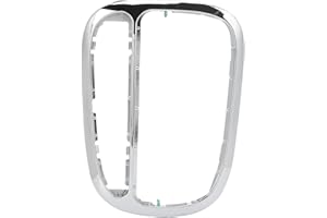 Yctze Garniture de Manette de Vitesse Centrale de Voiture Lunette ABS Argentée 2032672288 Couvercle de Manette Vitesse Central Adapté C W203 C230 C240 ​​C320 D106 Décor Intérieu