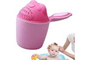 Sirseon Shampoo Rinse Cup, Bath Cup for Rinsing Hair, Creative Baby Rinse Cup, Waterfall Rinser - Baby Hair Washing Cup, Eye Protection, Cute Animal Cup for Toddlers, Kids, Boys