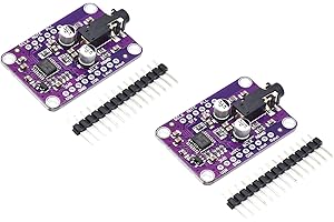 ‎TECNOIOT 2 szt. CJMCU-1334 moduł DAC UDA1334A I2S DAC płyta modułu dekodera dźwięku stereo