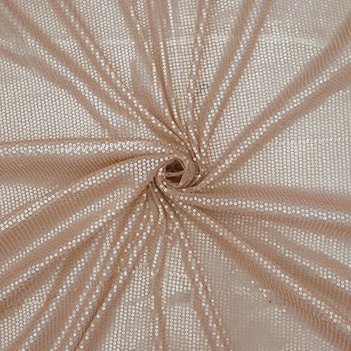 Designer Netzstoffdekor 63″ Wide Hochzeit Dichten Paillettenstoffe Als Meterware - 6