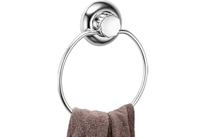 MaxHold système de vide anneau porte-serviette à ventouse - adhérer, pas de perçage - acier inoxydable - pour salle de bains et cuisine