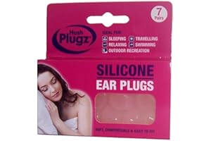 HUSH HUSH Robinson Healthcare Hush Plugz Silicone Earplugs 7 Pairs