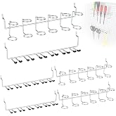 EFUTURETIME 6 x Perforated Panel Hooks for Screwdrivers | Pegboard Hooks for Tools, Pliers and Scissors