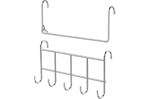 ‎ONLYFIRE onlyfire Grillbesteck-Halter und Küchenrollenhalter Set, Besteckhalter mit 5 Haken, Zum Aufhängen von Grillbesteck, BBQ Gasgrill Halterung für Grillzubehör und Küchenutensilien