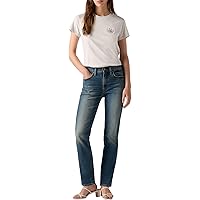 Levi's Dames 724 Knoop Jeans Alle Geritst