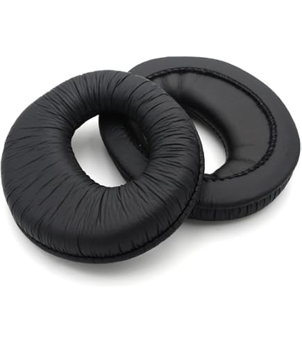 Ersatz-Ohrpolster Für Sony MDR-RF895RK Kopfhörer - Aus Weichem Leder & Hochdichtem Memory-Schaum, Bequem & Einfach Zu Wechseln
