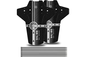 FETESNICE MTB Guardabarros, Guardabarros Bicicletas,Delantero y Trasero Mudguard Adapta a 26", 27.5", 29" Guardias de Barro Bicicleta de montaña