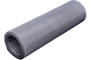 AISNANZH 40cm*3m 304 Stainless Steel Mesh Roll Large Size, 20 Mesh Rodent Proof Fine Metal Mesh, 304 Stainless Steel Woven Metal Mesh, Mesh Wire for Vents Cover, Air Brick, Home, Garden