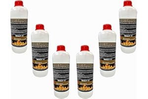 ‎ANTIVIRON Bioethanol [ 6x1 Liter ] 96.6% Premium Ethanol Kaminethanol Brennstoff Bioethanolkamin Tischkamin Wandkamin Kamin