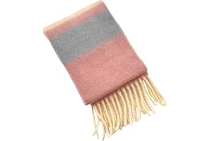 FROTOX Colorful Rainbow Fringe Children's Scarf Warm And Comfortable Long Muffler Neckerchief For Boys Girls Aged 3 To 12T