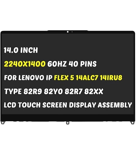FTDLCD® 14.0 Inch Replacement for HP Pavilion x360 14-ek0500sa 14-ek1511sa 2-in-1 FHD IPS LED LCD Touch Screen Digitizer Glass Assembly With Bezel/Frame