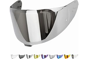 ‎EVERALO Everalo Kompatibel mit Shoei Nxr 2 Visier - Z8 - X15 - xSPR Pro - Cwr f2 - Cwr f2pn - Helmvisier Pinlock Ready Anti-Kratzer und Anti-Beschlag