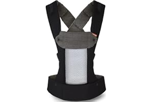 BECO BABY CARRIER Beco 8 Porte-bébé Pour Nourrissons et Jeunes Enfants - Portage Bébé Hybride Avant et Arrière - Ergonomique Avec Assise Ajustable - Pour Enfants Pesant Entre 3 et 20 kg (Noir)