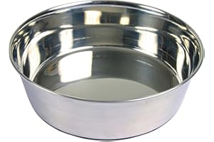 TRIXIE, Ciotola per Cani in Acciaio Inox con Base in Gomma