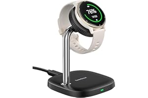 SwanScout Watch Ladestation für Garmin Watch Forerunner 55/165/255, Vivoactive 6/5, Instinct 3/2, Fenix, Tactix, Approach, Quatix und weiteren Modellen, SwanScout 505GM