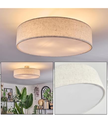 Foggia Plafondlamp Nikkel mat, 3-lichts H3812709