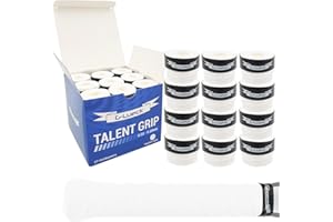 G-Lueck 27x Tennis Overgrips Talent Grip Griffband | 0,50-0,60mm Stärke | Für Squash Badminton Schläger & Golf inkl. Selbstklebendem Abschlußband | sehr griffig