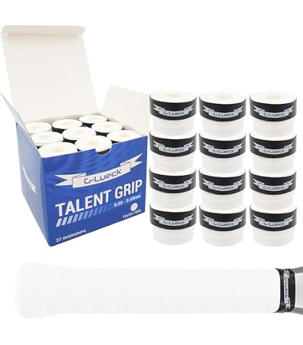 Pro's Pro 30 Overgrip Super Tacky Plus – Spessore 0,50 Mm – Alta Aderenza E Durabilità – Per Tennis, Padel, Badminton E Squash
