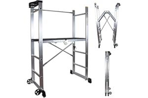 ABBEY ACCESS Abbey Folding Scaffold Platform Ladder 0.87m Platform height EN 131