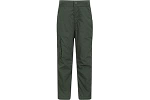 Mountain Warehouse Trek Youth Trousers – Quick Drying Children's Pants, 4 Pockets, Shrink & Fade Resistant Kids Trousers – Ideal for Travelling Cold Weather