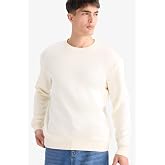 DeFacto Regular Fit Bisiklet Yaka Basic D&uuml;z Kalın Sweatshirt