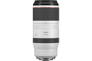 Canon Objektiv RF 100-500mm F4.5-7.1L is USM (Supertele-Objektiv für EOS R Serie, 5-Stufen optischer Bildstabilisator, Dual Nano USM Autofokusantrieb, 1.525g, kompakt), hellgrau