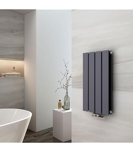 WITEN&NOCK Design-Flachheizkörper 600 X 604 Mm – Einlagig, Weiß, 444 Watt, Mittelanschluss