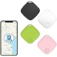 Bluetooth Item Finders, 4pcs Key Finders Smart Bluetooth Tracker Locator with Anti-Lost Alarm Reminder, Finder Anti-Lost Tag Compatible with Android and iOS, Suitable for Kids Pets Wallet Luggage
