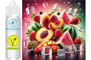 Frozen Fruit Trio - pêche-fraise-pastèque Ice arôme concentré - Vegan - Sasami - 10 ml