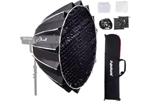 Aputure Light Dome III (35") Studio Mehrzweck Parabolspiegel Softbox Bowens Halterung für Amaran Series, Aputure 600D,600X,300X,300DII LED-Videoleuchte