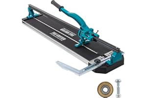 VEVOR Coupe Carrelage 800mm Coupe Carreaux Manuel Fort avec Positionnement Laser |Précis Rail simple