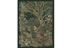 The Art File Secret Garden - Calendrier de l'Avent - Grand format - Calendrier de l’Avent traditionnel avec enveloppe