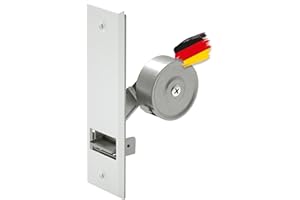 BAUHELD® Rolladen-Gurtwickler Unterputz [Made in Germany] - Maxi Einlass-Gurtwickler aus Stahl - Für Rolladengurt 23mm [ohne Gurt] - Rollladen Aufwickler inkl. Abdeckung Weiß - Lochabstand 105mm