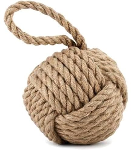 6 Pomelli In Corda Di Iuta Per Mensole E Cassetti - Stile Nautico Naturale - Foto 6