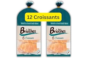 KOALAKOI 12 Individually Wrapped In Pairs Butter Croissant Pack (12-108 Croissants)