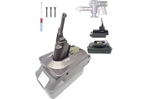 MAKBOS Akumulator zamienny do akumulatora Dyson V7 V8 21,6 V, adapter do konwersji Makita do odkurzacza Dyson V7V8 Absolute V7V8 Animal V7V8 Fluffy V7V8 Hoover (tylko adapter)