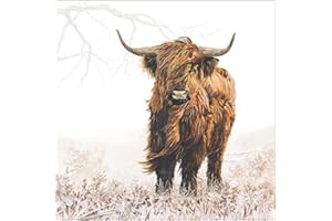 Crafty Things 4 x Paper Napkins - Highlander - Ideal for Decoupage/Napkin Art