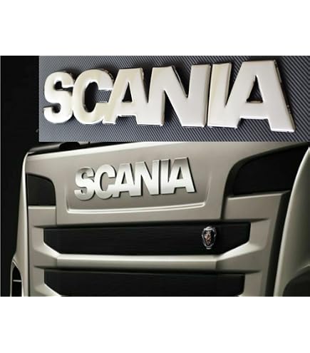24/7Auto 4-Piece Stainless Steel 3D Front Grill Decor For SCANIA S/G/R NextGen 2016+ Trucks - View #2