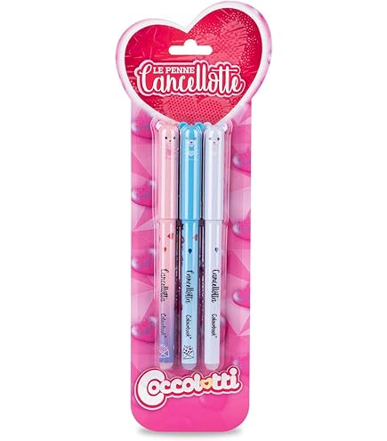Pryma Reset Penna Cancellabile Termica Gel, Retrattile 4 Colori 0.7mm, Multicolore per Scuola e Ufficio (Multicolore Rosa
