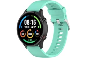 Classicase Compatible avec Xiaomi Haylou RT LS05S / Mi Watch Sport/Mi Watch Color Watch Strap, Soft Silicone Étanche Replacement Sangle
