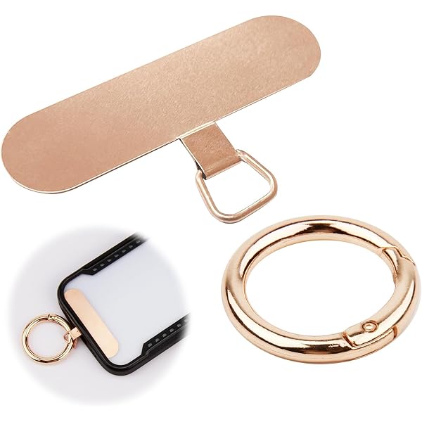 Doormoon Handy-Umhängeband – Universell, Dehnbar, Mit Karabiner & 2 Aufnähern, Für Alle Smartphones