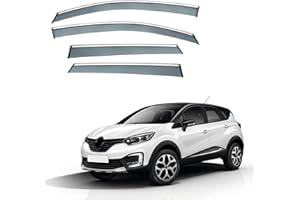 XENITE Lot de 4 Deflecteur Voiture pour Renault Captur HA 2015-2019, Deflecteur D Air, Déflecteurs pour Auto, Accessoires Auto