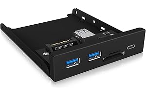 ICY BOX USB 3.0 panel przedni czarny IB-HUB1417-i3