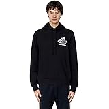 Diesel Uomo S-ginn-hood-k26 Felpa con cappuccio