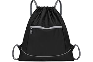 JUPSK Worek do pływania ze sznurkiem ściągającym, torba sportowa na siłownię, PE, wodoodporna, do koszykówki, ze sznurkiem, duża torba ze sznurkiem, torba podróżna, na plażę, torba szkolna.