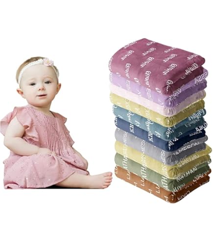 Custom Personalized Baby Blanket With Name - Soft Floral Animal Blanket For Newborns, New Mom Gift